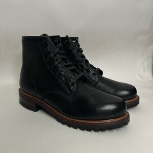 Frye Arkansas Logger Leather Boots “Black” Made In USA 87054